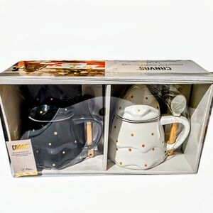 NEW Winter Garden Christmas Tree Mug Set with Spoon
